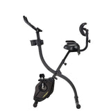 Hopfällbar motionscykel CHRISTOPEIT S-Bike Velo Fit, svart