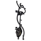 Hopfällbar motionscykel CHRISTOPEIT S-Bike Velo Fit, svart