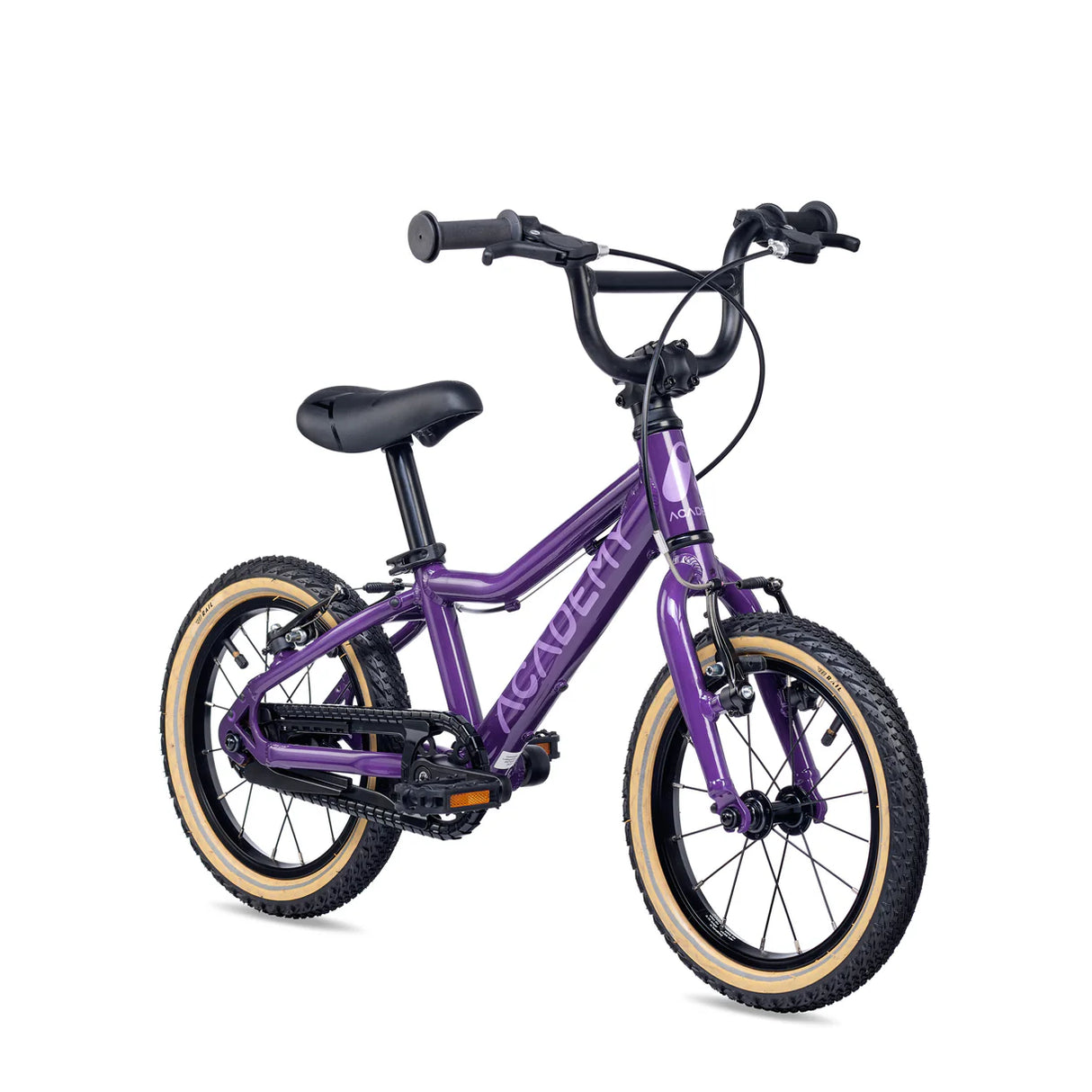 Ultralätt barncykel ACADEMY Grade 2, 14" Lila