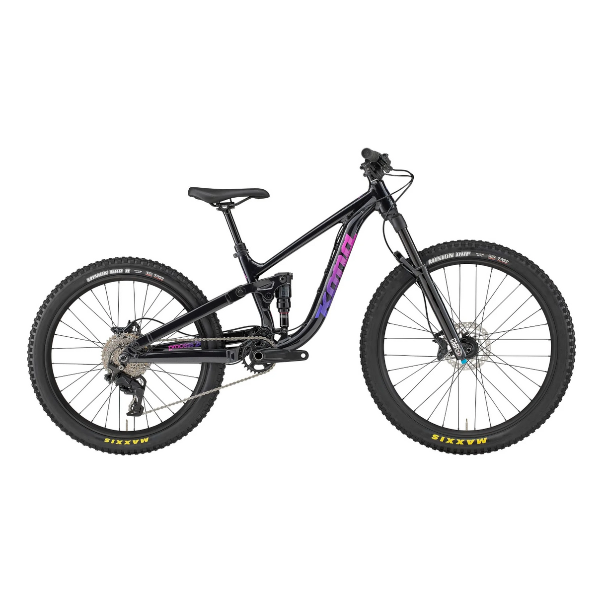 Barncykel KONA Process 246, Gloss Metallic Black