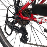 Barncykel S'COOL chiX, 24" Röd/Vit