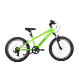 Barncykel S'COOL Xroc, 20" Neon Grön/Ocean