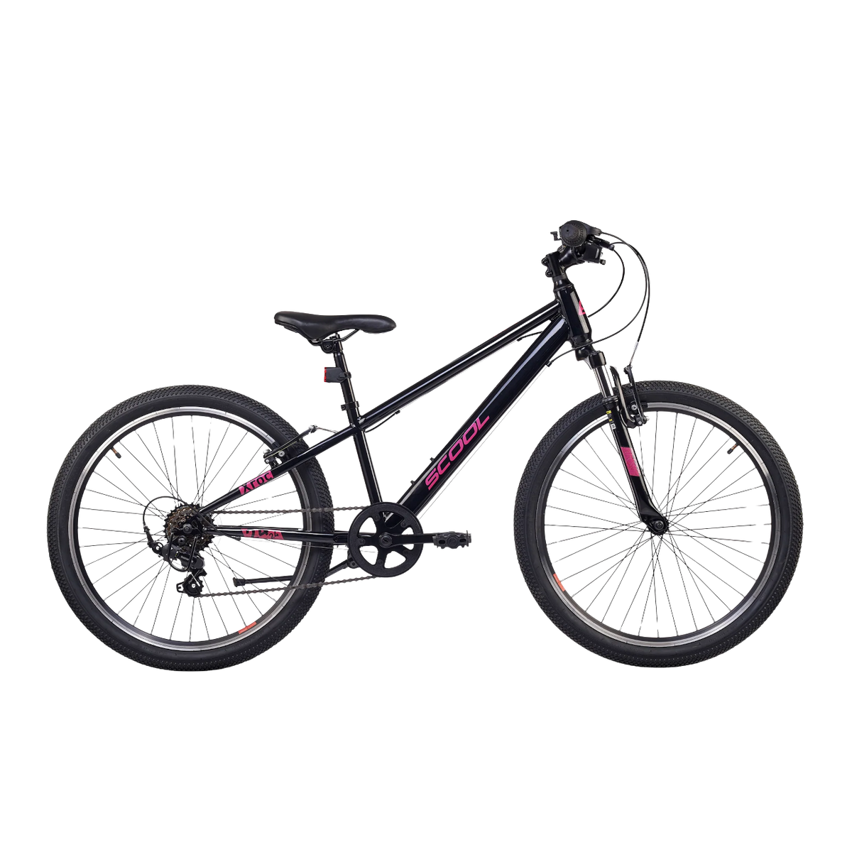 Børnecykel S'COOL Xroc, 24" Oxid/Rosa