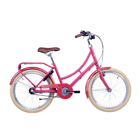Barncykel S'COOL chiX Classic, 20" Berry/Beige