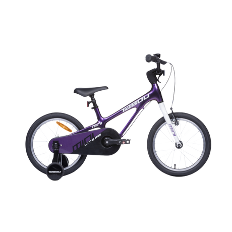 Ultralätt barncykel TABOU Mini Lite MG, 18" lila-vit