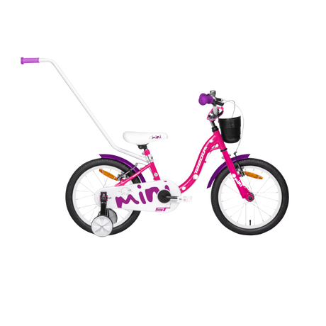 Barncykel TABOU Mini ST, 18" rosa-vit