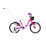 Barncykel TABOU Mini ST, 16" rosa-vit