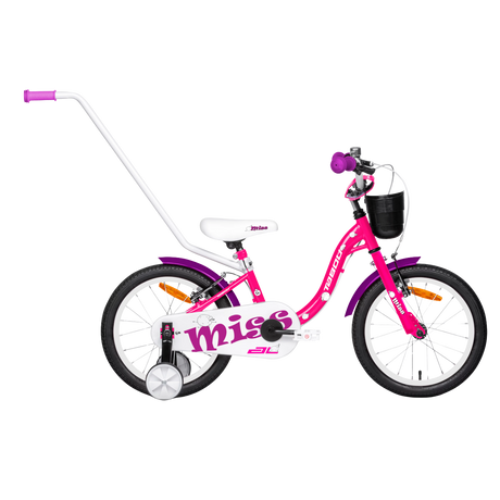 Barncykel TABOU Miss AL, 16" rosa-vit