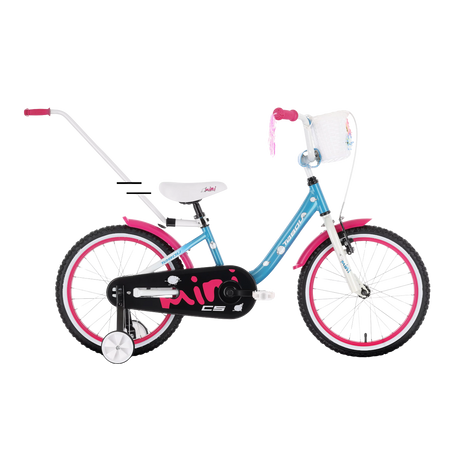 Barncykel TABOU Miss CS ALU, 20" blå-vit