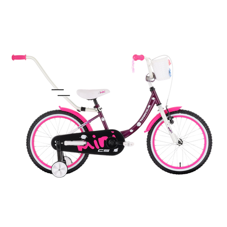 Barncykel TABOU Miss CS, 14" lila-vit