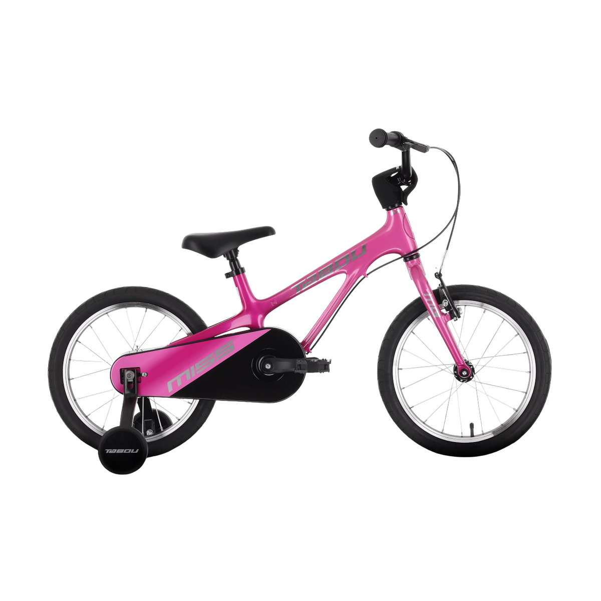 Ultralet børnecykel TABOU Miss MG, 18" lyserød-lilla