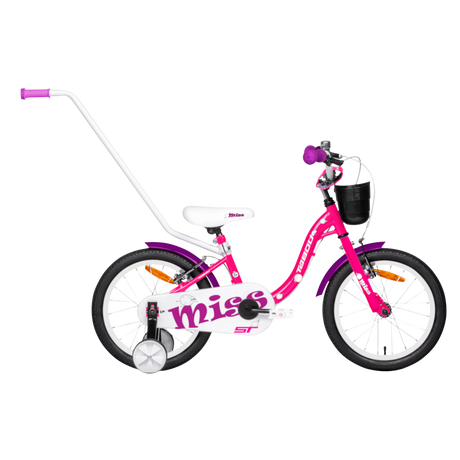 Barncykel TABOU Miss ST, 12" rosa-vit