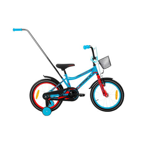 Barncykel TABOU Rocket, 12" blå-röd