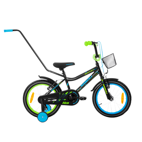 Barncykel TABOU Rocket Alu, 18" svart-blå