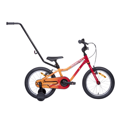 Barncykel TABOU Rocket FR, 14" röd-gul