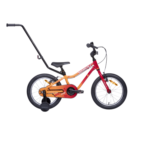 Barncykel TABOU Rocket FR, 16" röd-gul