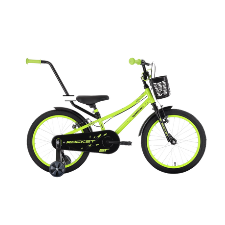 Barncykel TABOU Rocket ST, 14" grön-grå