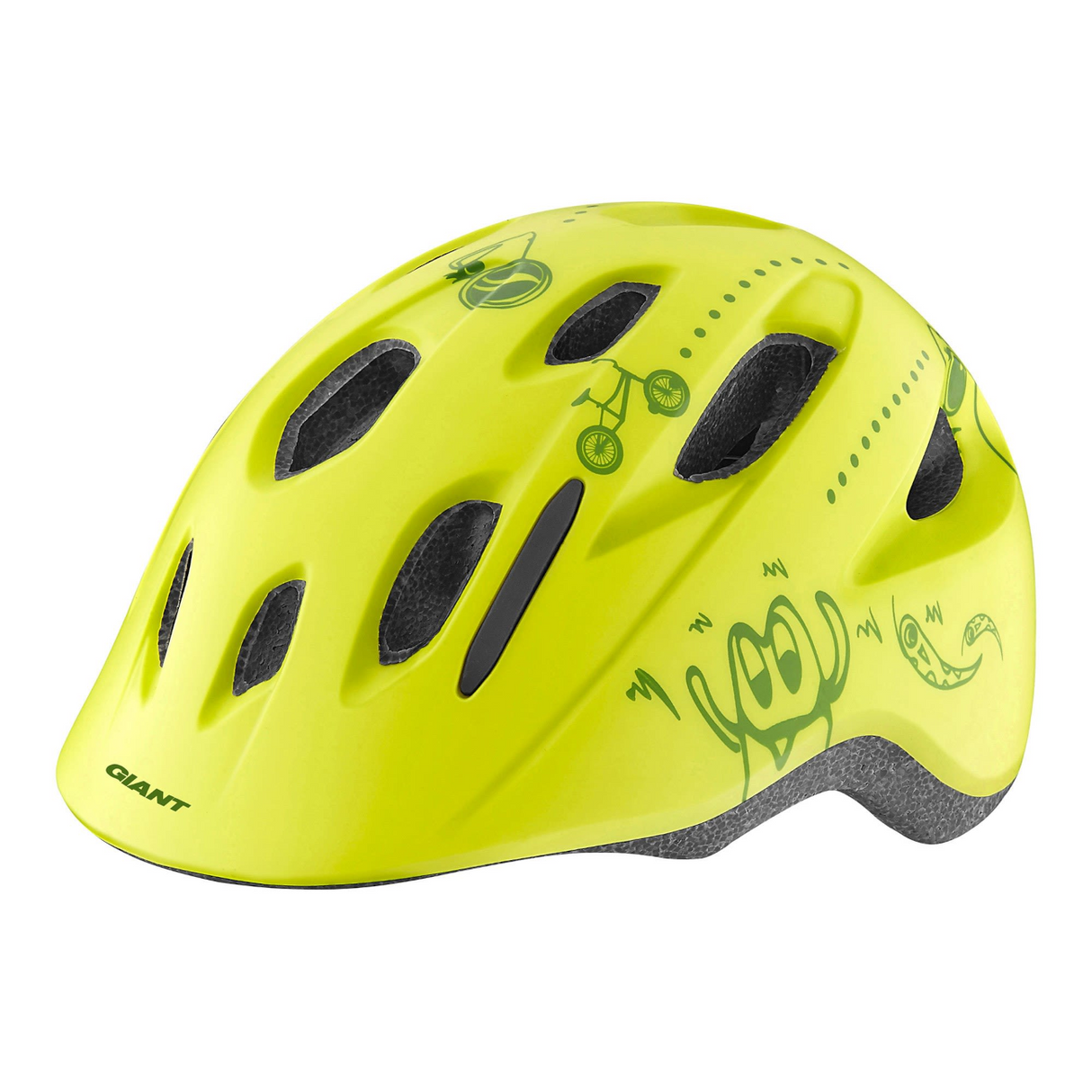 Barnhjälm GIANT HOLLER, 46-51 cm, Lime