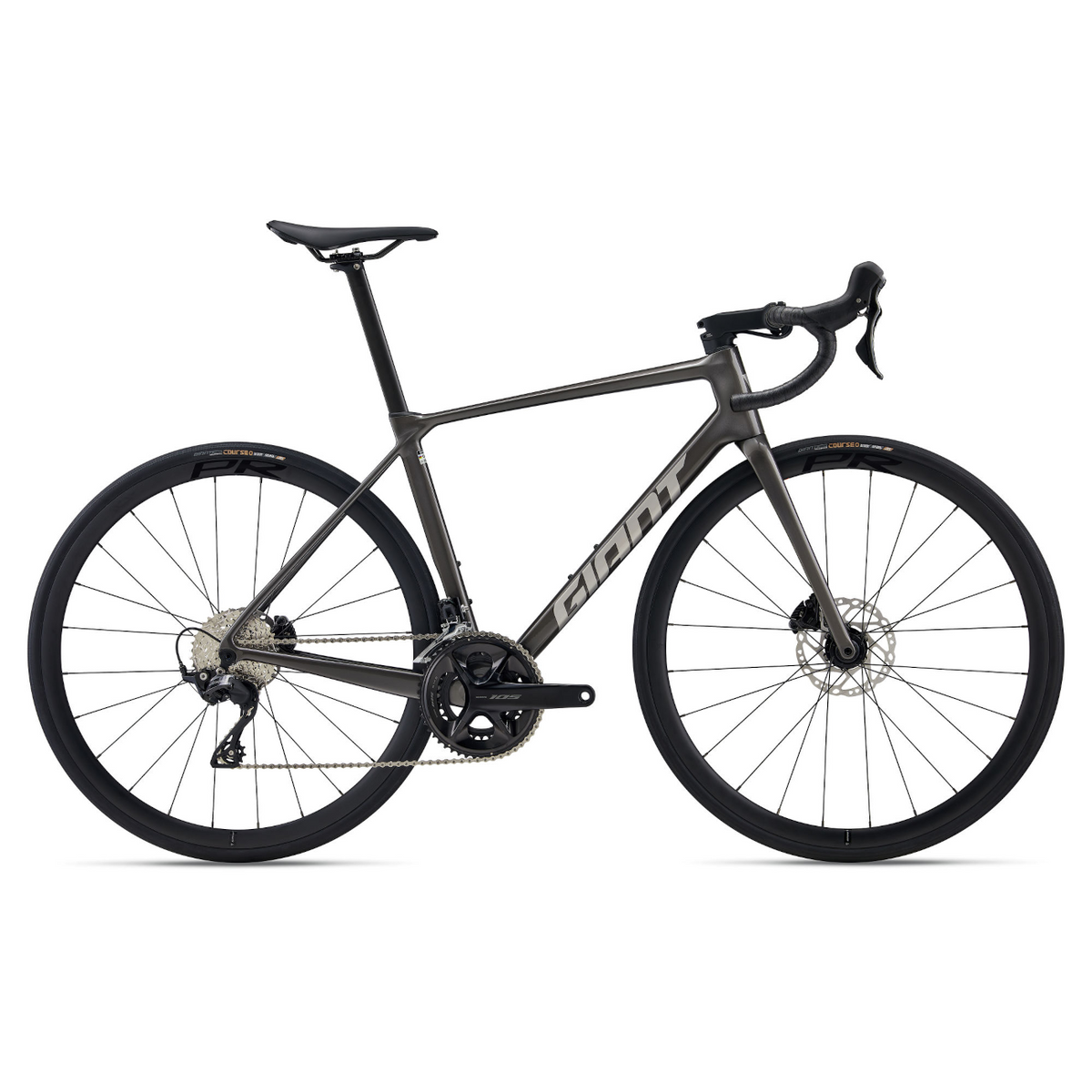 Landevejscykel GIANT TCR Advanced 2 PC, Stealth Chrome