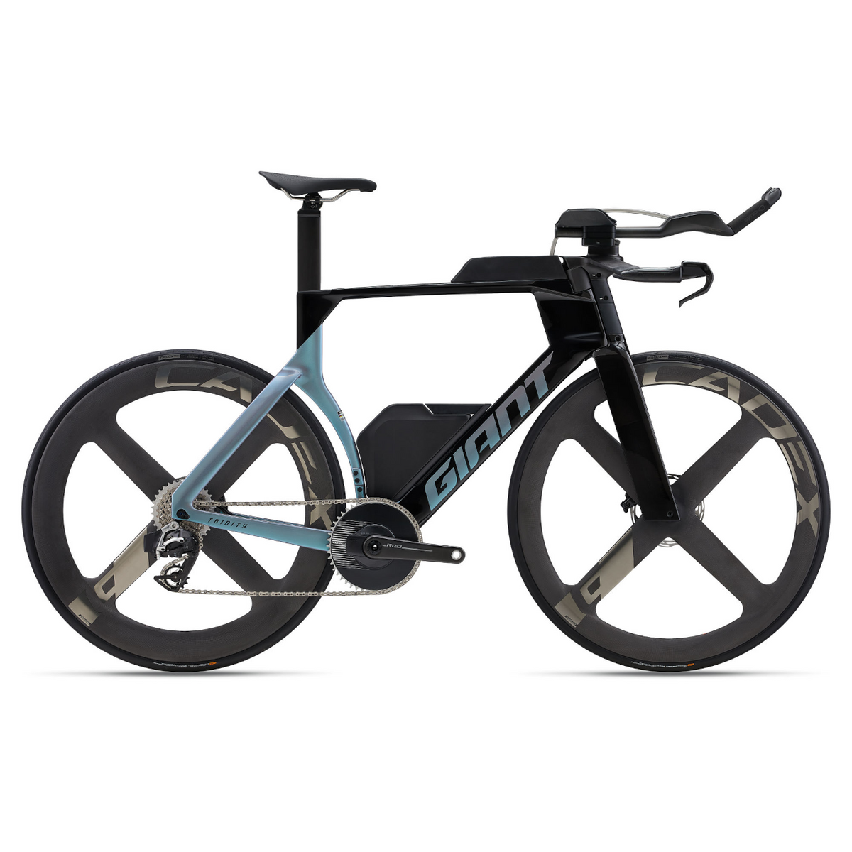 Landevejscykel GIANT Trinity Advanced SL 0, Carbon/Prismatic Haze