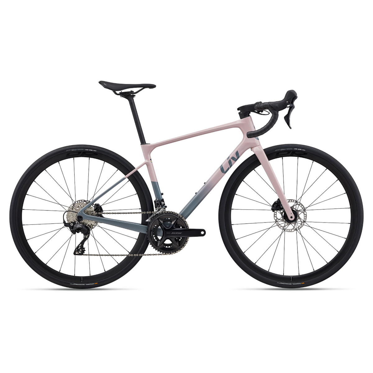 Dame-racercykel LIV Avail Advanced 2 (2026) RosyBrown/OceanStorm
