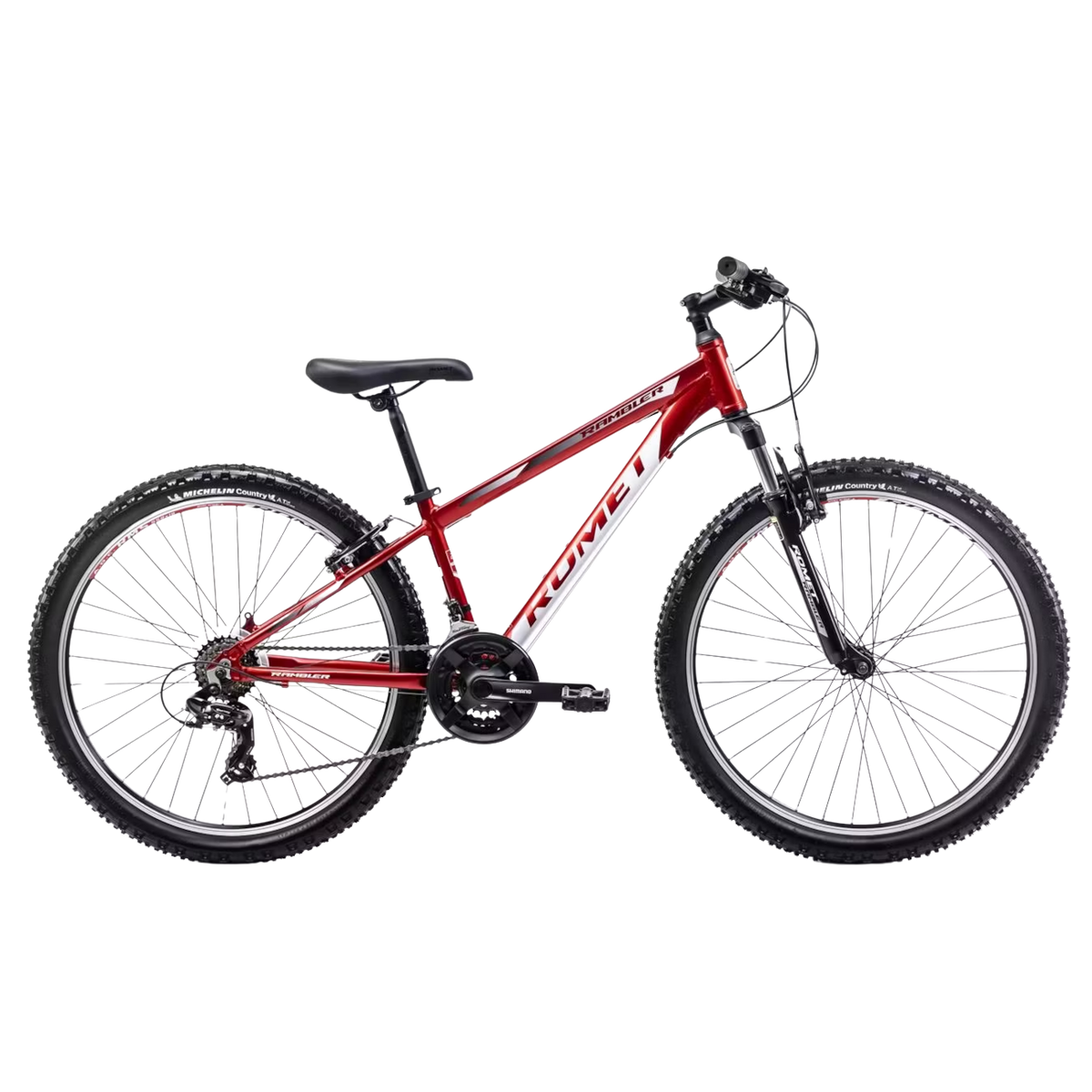 Ungdomscykel ROMET Rambler R6.1, 26" 17" M, röd-vit-grå