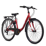 Fritidscykel för unga S'COOL chiX, 26" Röd/Vit