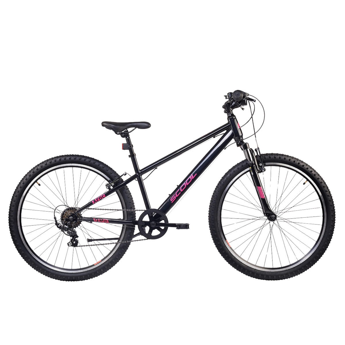 Børnecykel S'COOL Xroc, 26" Oxid/Pink