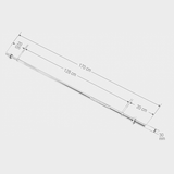 Skivstång 170cm Stjärnlås 30mm