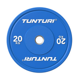 Viktplatta TUNTURI Platinum Bumper Plate, svart, 50mm, 5 kg