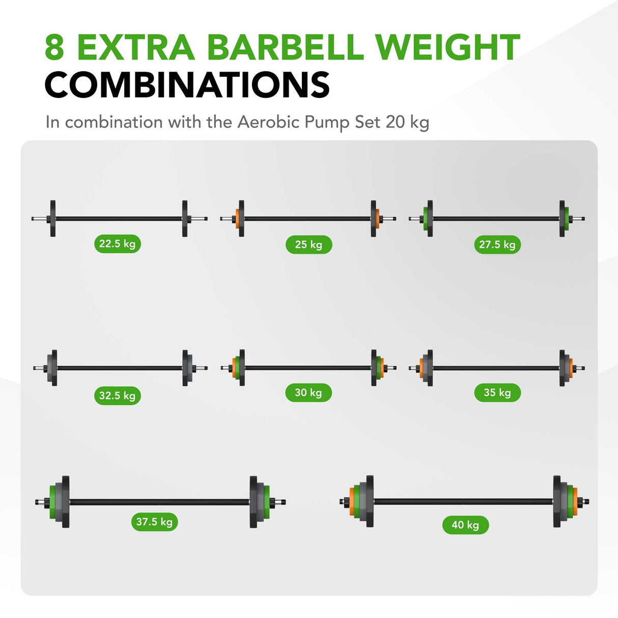 Viktskivor TUNTURI Aerobic Pump Plates 10 kg