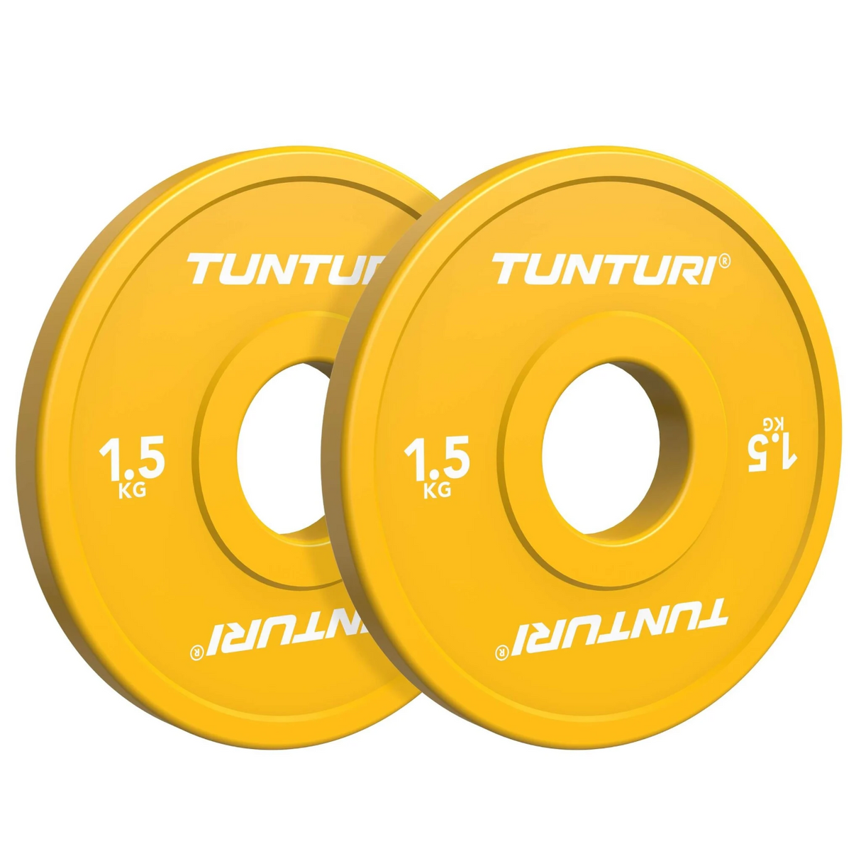 Viktskivor TUNTURI Platinum Fractional Plates, Grön, 50mm, 2 x 1 kg