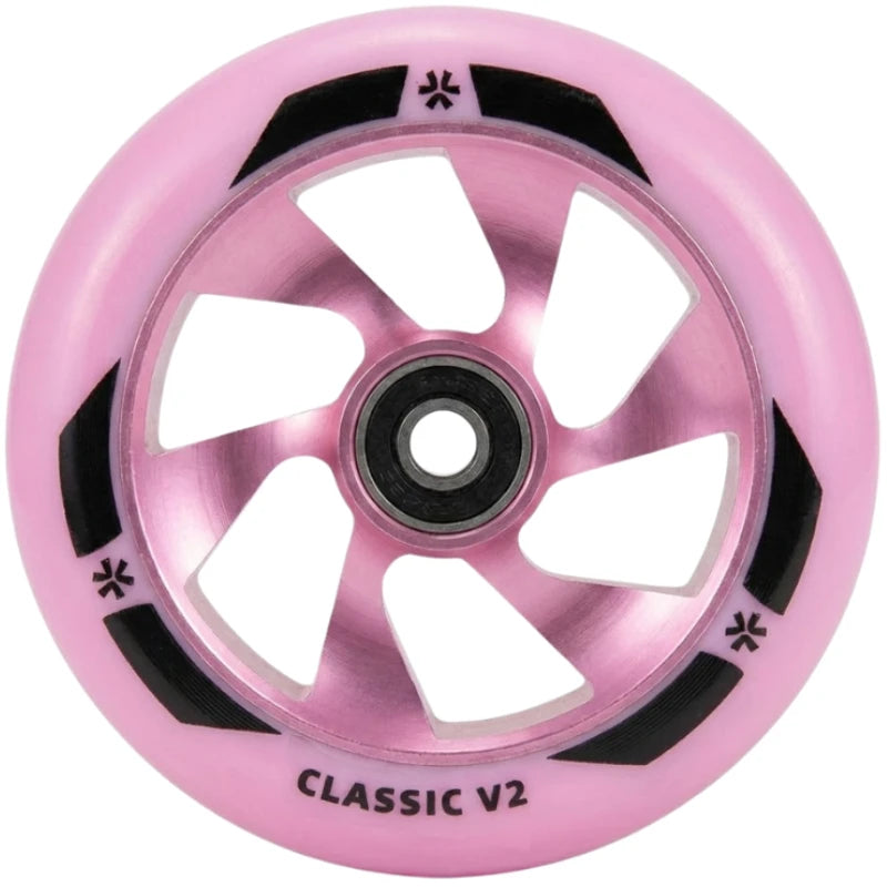 Hjul för sparkcykel Union Credit V2 Pro Scooter Wheel 110mm Rosa