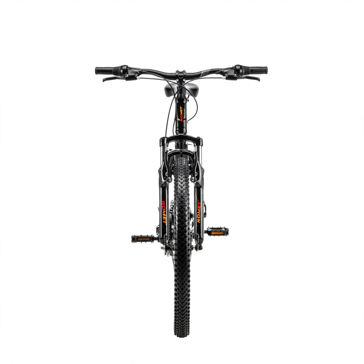 Cykel ROMET Rambler R6.0, 26" svart-orange-röd