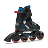 Børnerulleskøjter FILA X-One, Sort/Blå/Rød