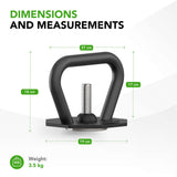 TUNTURI Rapid Justerbart Kettlebellhandtag 3.5kg