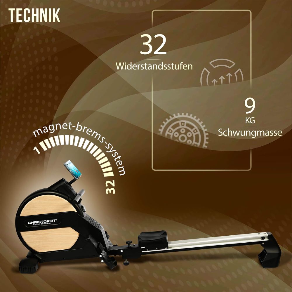 Rowing ergometer CHRISTOPEIT Vico