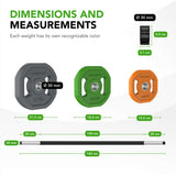 Lyftstångset TUNTURI Aerobic Pump Set 20 kg