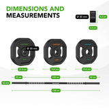Lyftstångsset TUNTURI PRO Aerobic Pump Set 20 kg