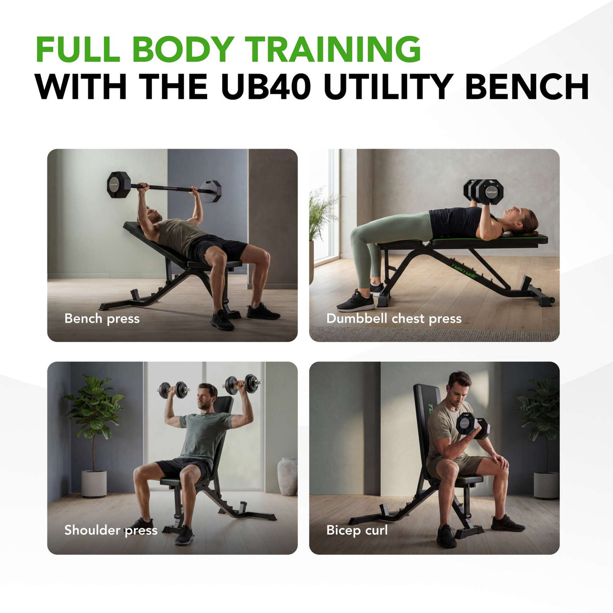 Lyftbänk TUNTURI UB40 Utility Bench