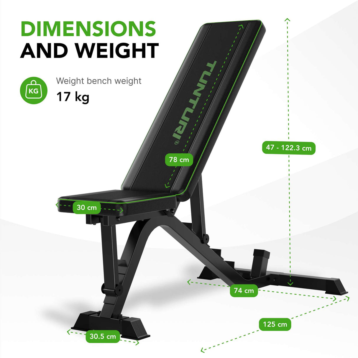 Lyftbänk TUNTURI UB40 Utility Bench