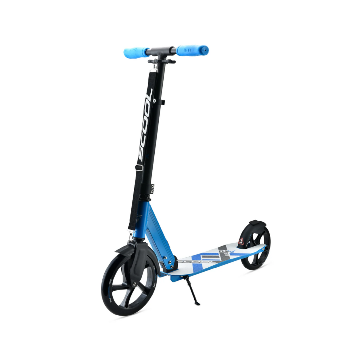 Hopfällbar sparkcykel S´COOL flaX 8.5, Blå/Svart