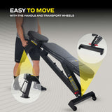 Träningsbänk TUNTURI MX Select Justerbar viktbänk