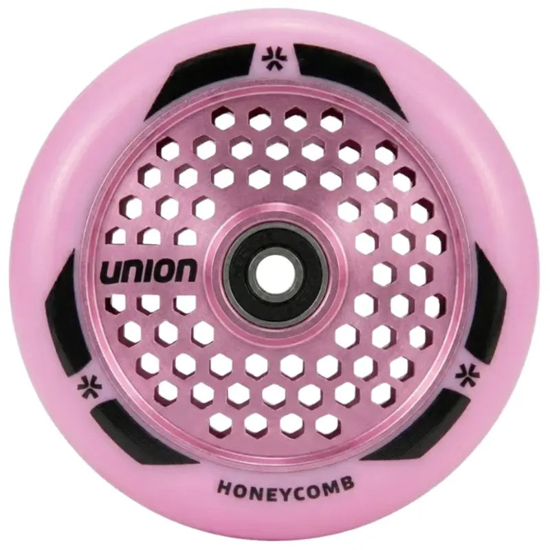 Hjul till sparkcykel UNION Honeycomb Pro Scooter Wheel 110mm, Rosa