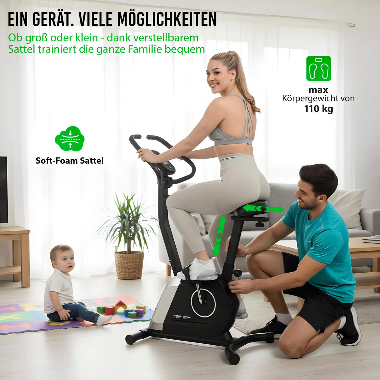 Exercise bike CHRISTOPEIT Active