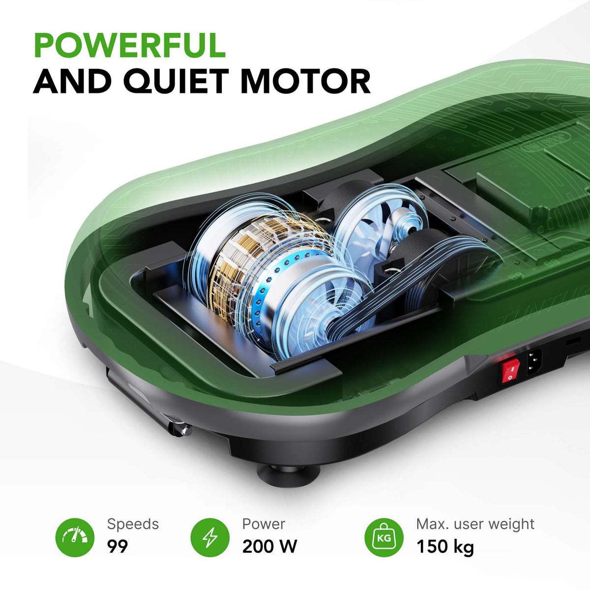 Vibrationsplade TUNTURI Cardio Fit V40